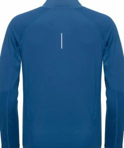 Hellner Men's Core Running Halfzip LS Tee Ensign Blue