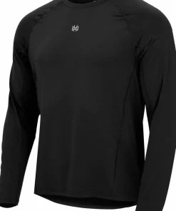 Hellner Men's Core Running Rn Long Sleeve Tee Black Beauty