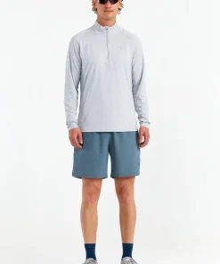 Hellner Men's Core Running Halfzip LS Tee High-rise