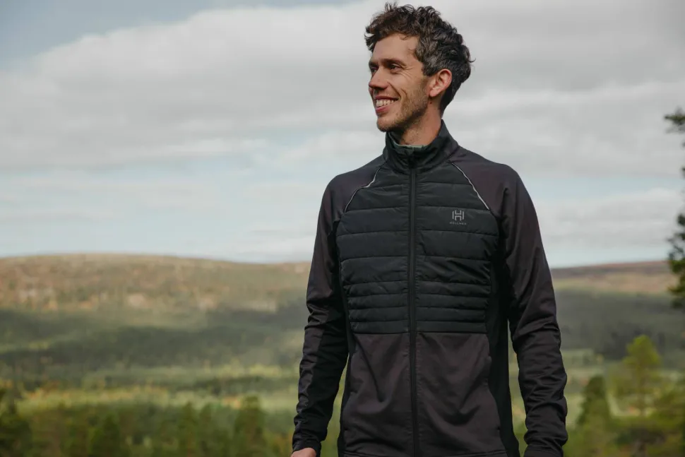 Hellner Men's Hirvas Hybrid Jacket Black Beauty/Phantom