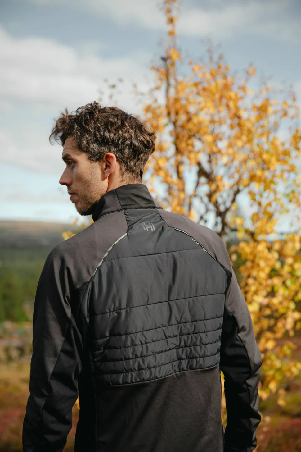 Hellner Men's Hirvas Hybrid Jacket Black Beauty/Phantom
