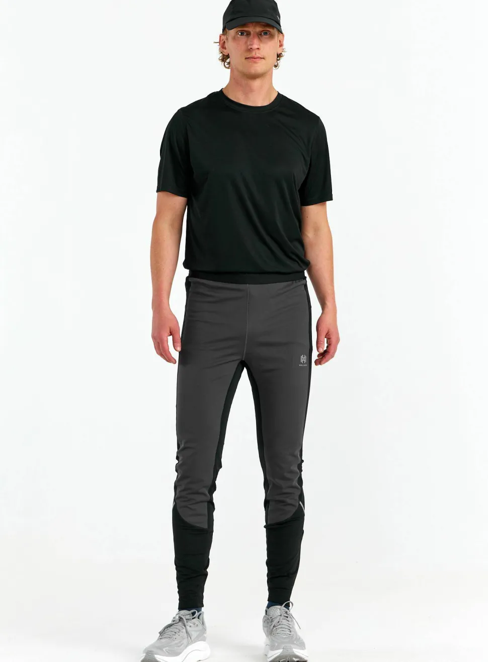 Hellner Men's Nautanen Winter Windblock Tights Phantom/Black Beauty