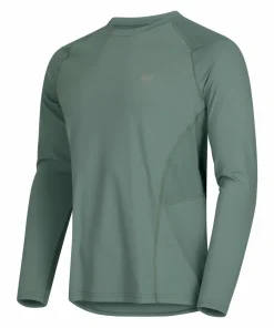 Hellner Men's Sallu Long Sleeve Running Top Laurel Wreath