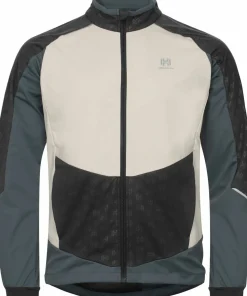 Hellner Men's Sårjås XC Ski Jacket Stormy Weather/Asphalt/Off White