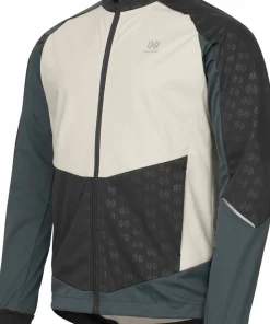 Hellner Men's Sårjås XC Ski Jacket Stormy Weather/Asphalt/Off White