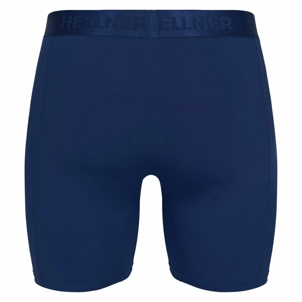 Hellner Men's Tech Boxer Long Leg Dress Blues