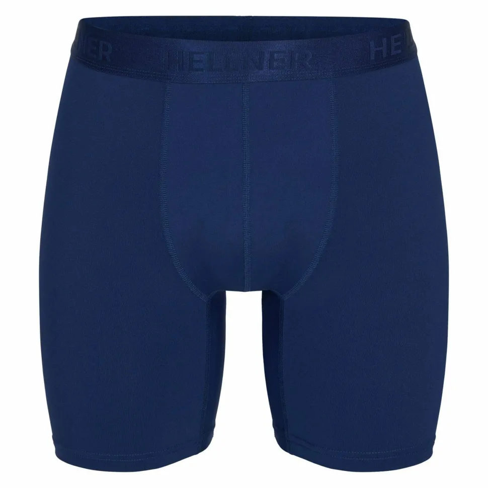 Hellner Men's Tech Boxer Long Leg Dress Blues
