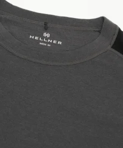 Hellner Men's Wool Warm Base Layer Long Sleeve Phantom/Black Beauty