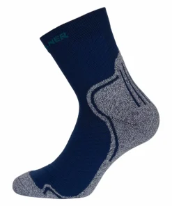 Hellner Mid Tech Run Sock Dress Blues