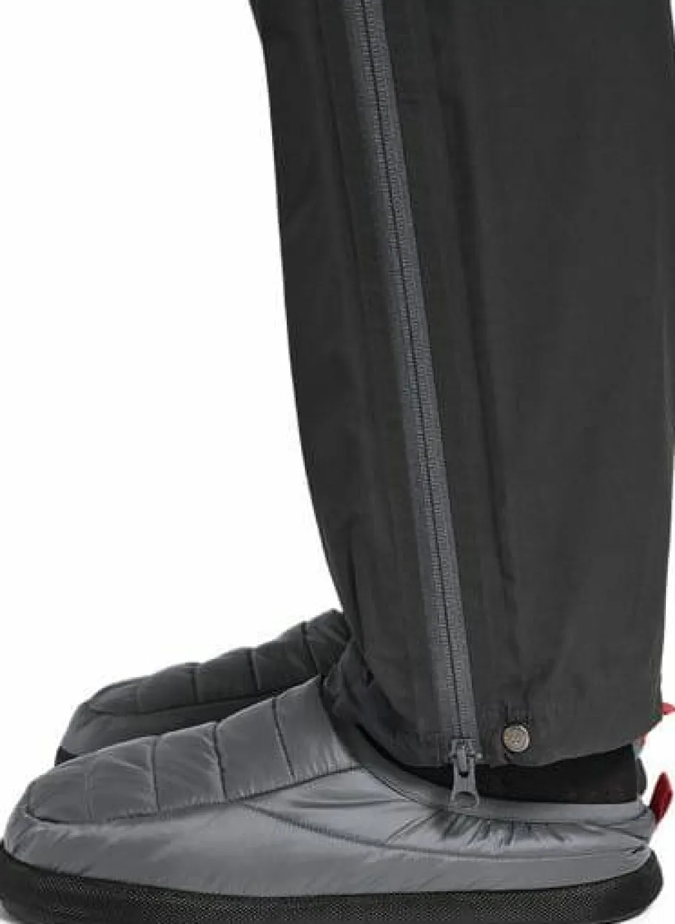 Helsport Pro Camp Slippers Smoky Grey / Ruby Red