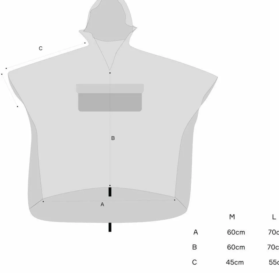 Helsport Pro Fjell Poncho Insulated Dark Shadow / Ruby Red