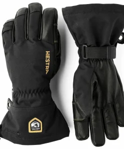Hestra Army Leather Gore-Tex - 5 Finger Black/Black
