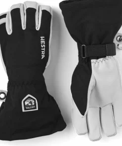 Hestra Army Leather Heli Ski 5-finger Black