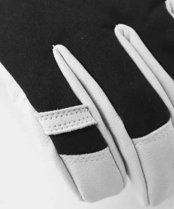 Hestra Army Leather Heli Ski 5-finger Black