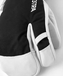 Hestra Army Leather Heli Ski 3-Finger Black