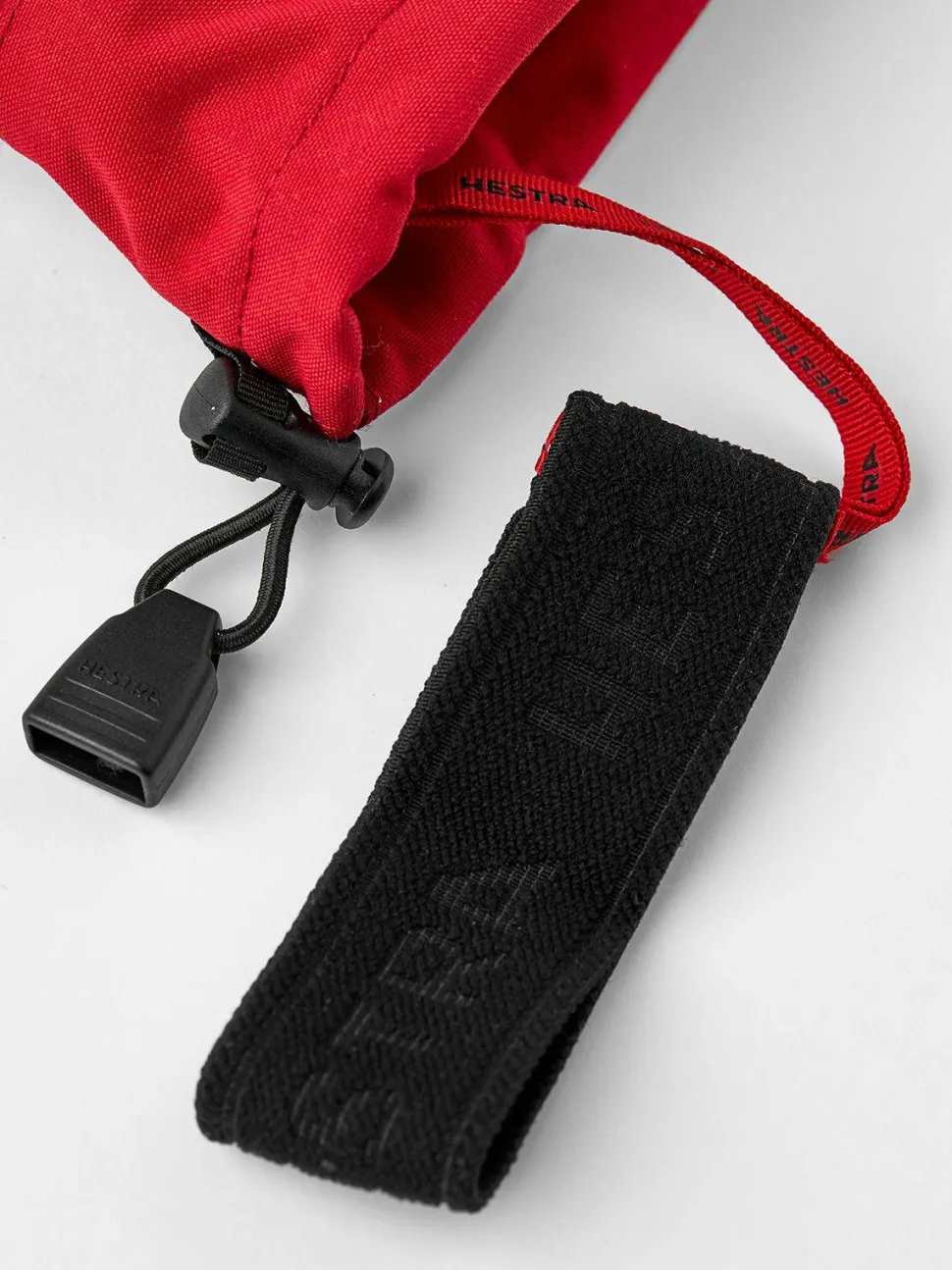 Hestra Army Leather Heli Ski 5-finger Red