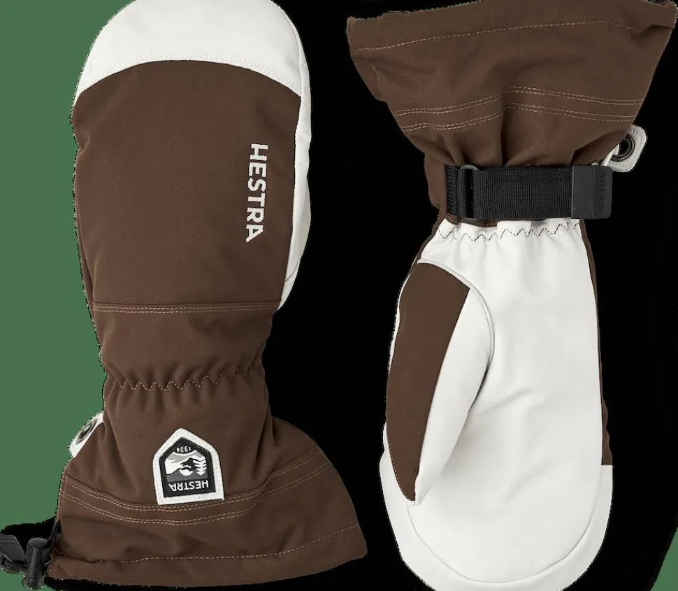 Hestra Army Leather Heli Ski Mitt Espresso