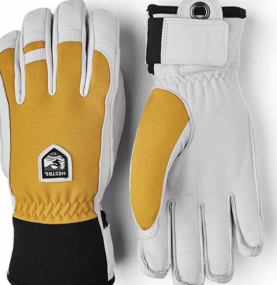 Hestra Army Leather Patrol - 5 Finger Mustard