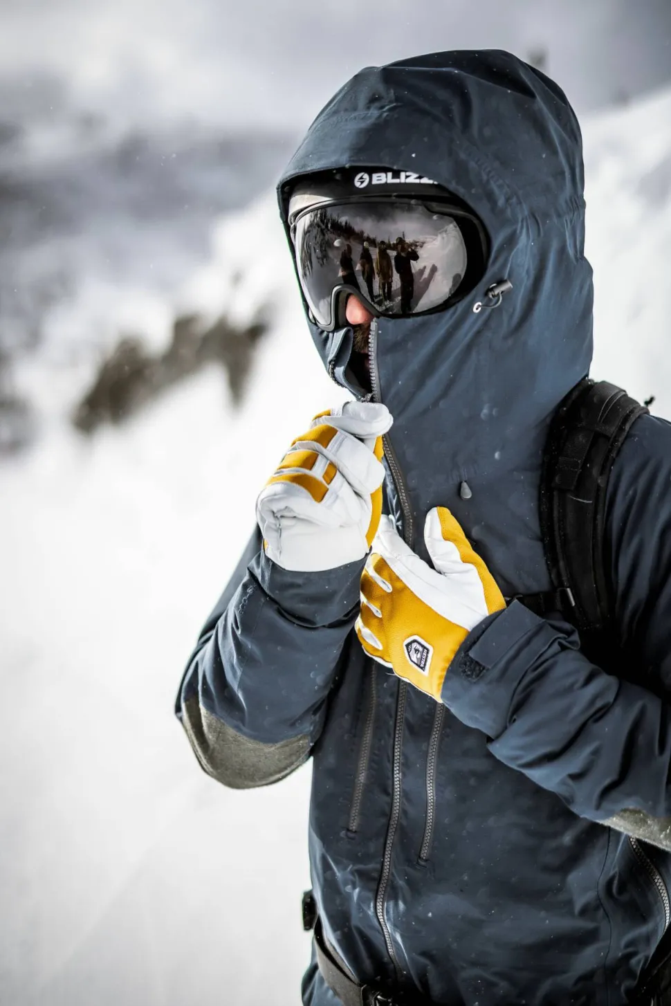 Hestra Army Leather Patrol - 5 Finger Mustard