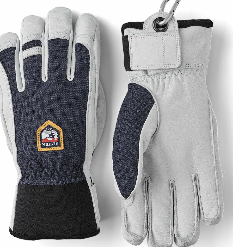 Hestra Army Leather Patrol - 5 Finger Navy