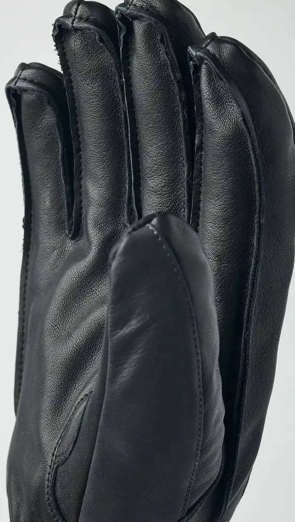 Hestra Army Leather Wool Terry 5-Finger Grey