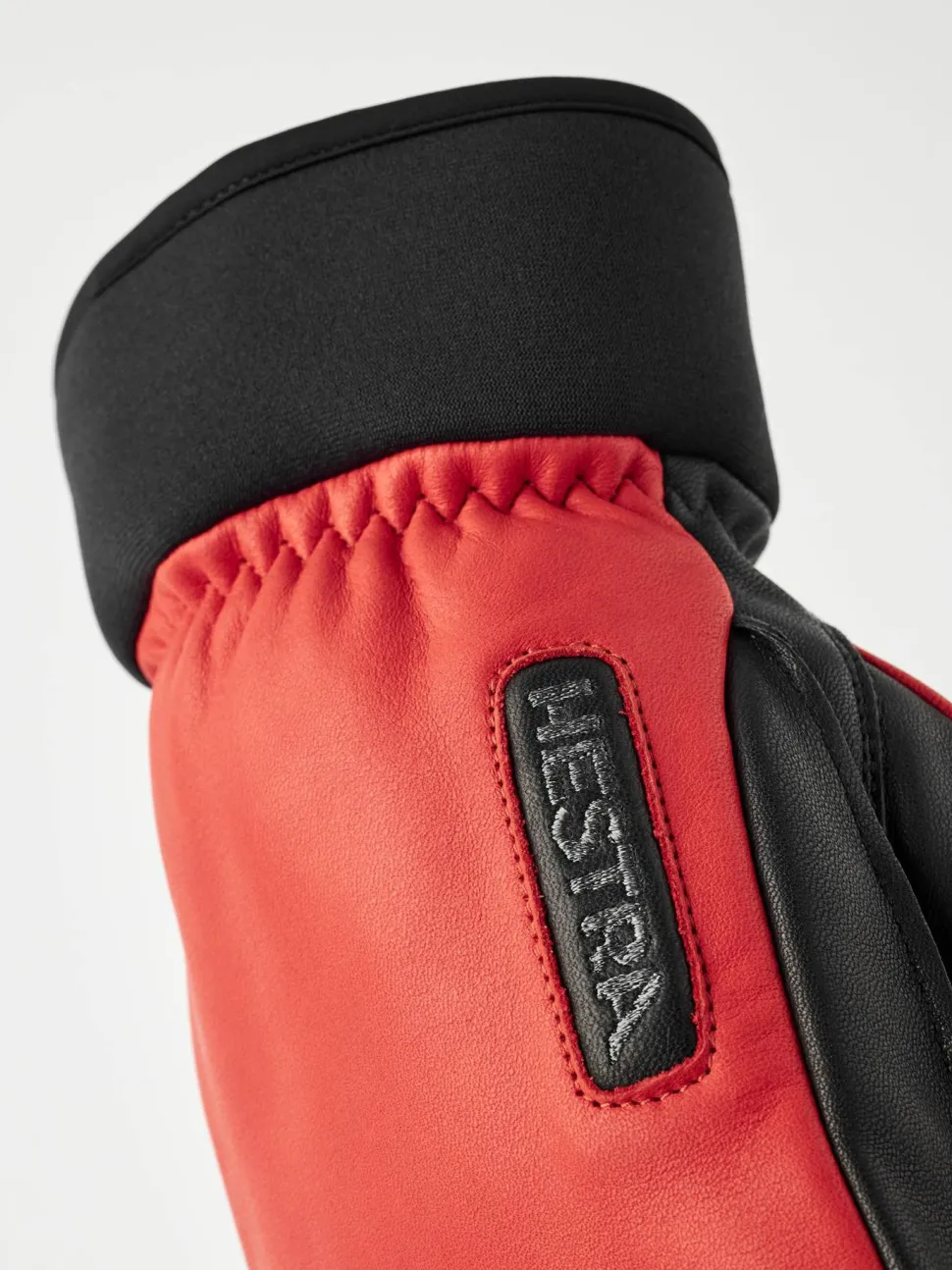Hestra Army Leather Wool Terry 5-Finger Flame Red