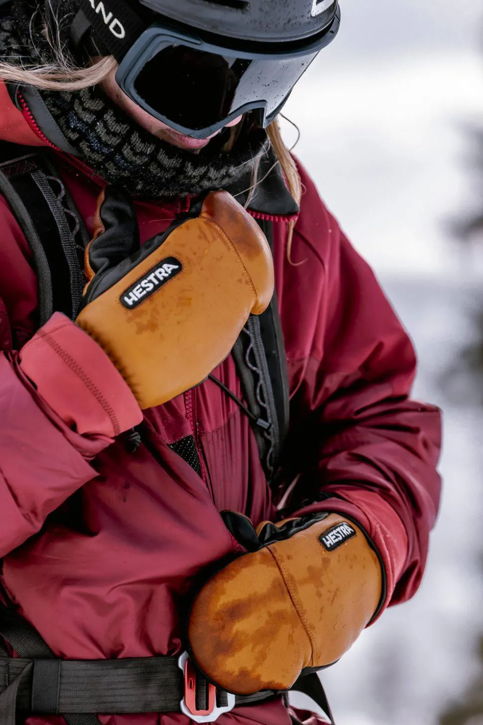 Hestra Army Leather Wool Terry - Mitt Cork