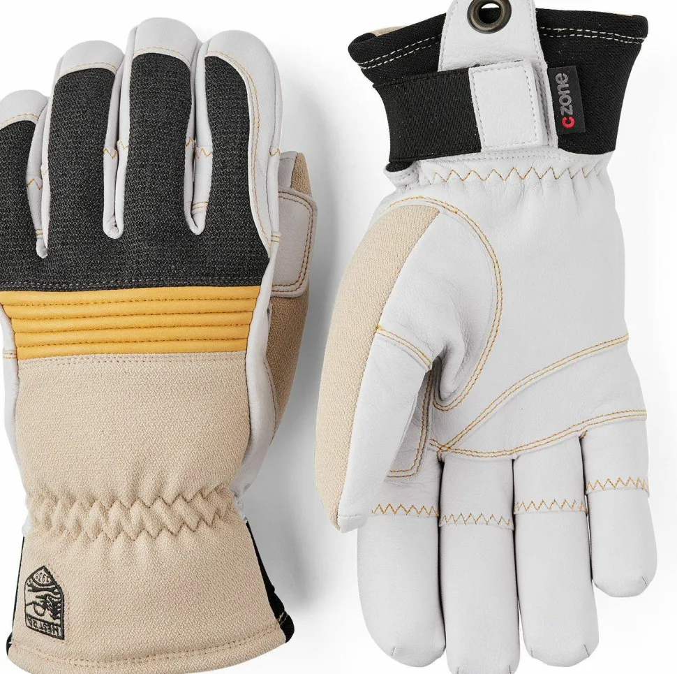 Hestra Couloir 5 Finger Beige/Offwhite