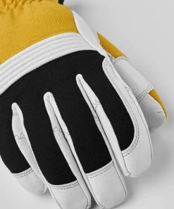 Hestra Couloir 5 Finger Mustard/Off White
