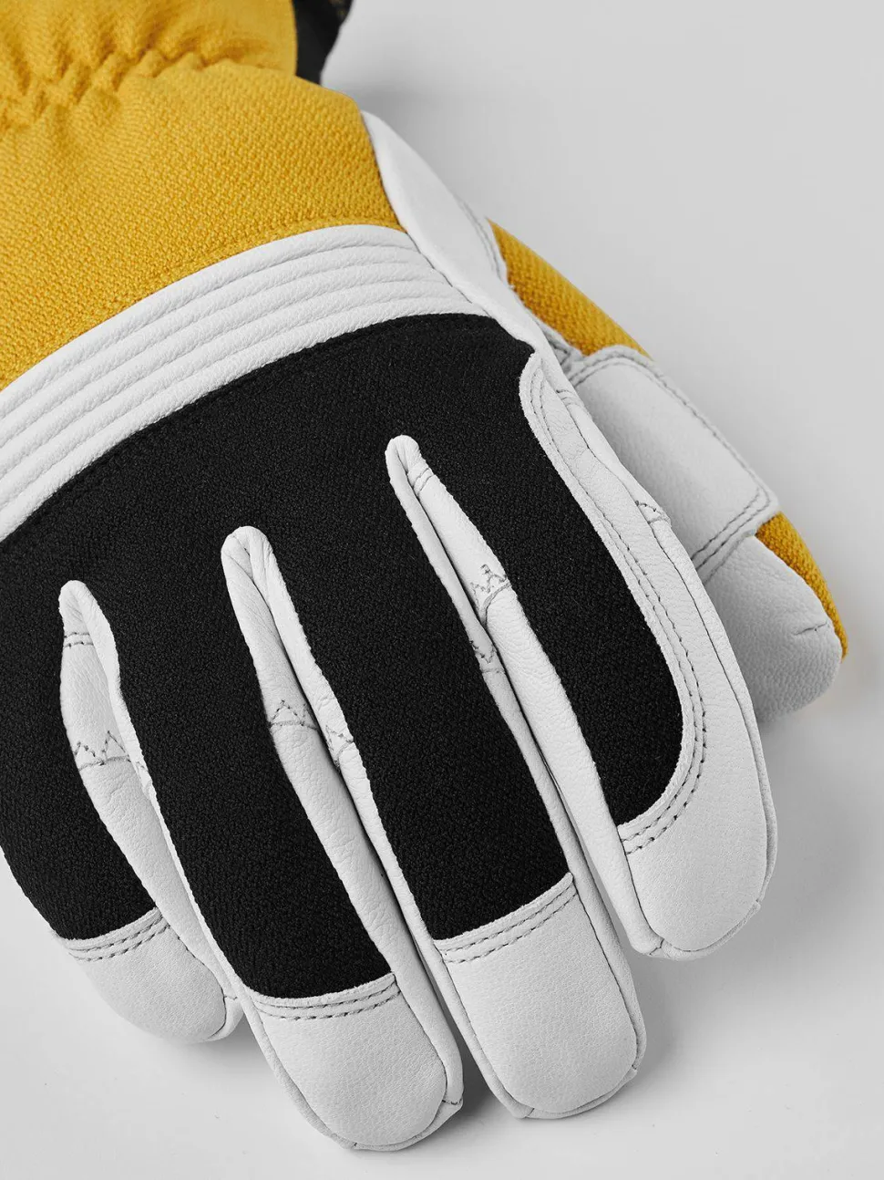 Hestra Couloir 5 Finger Mustard/Off White