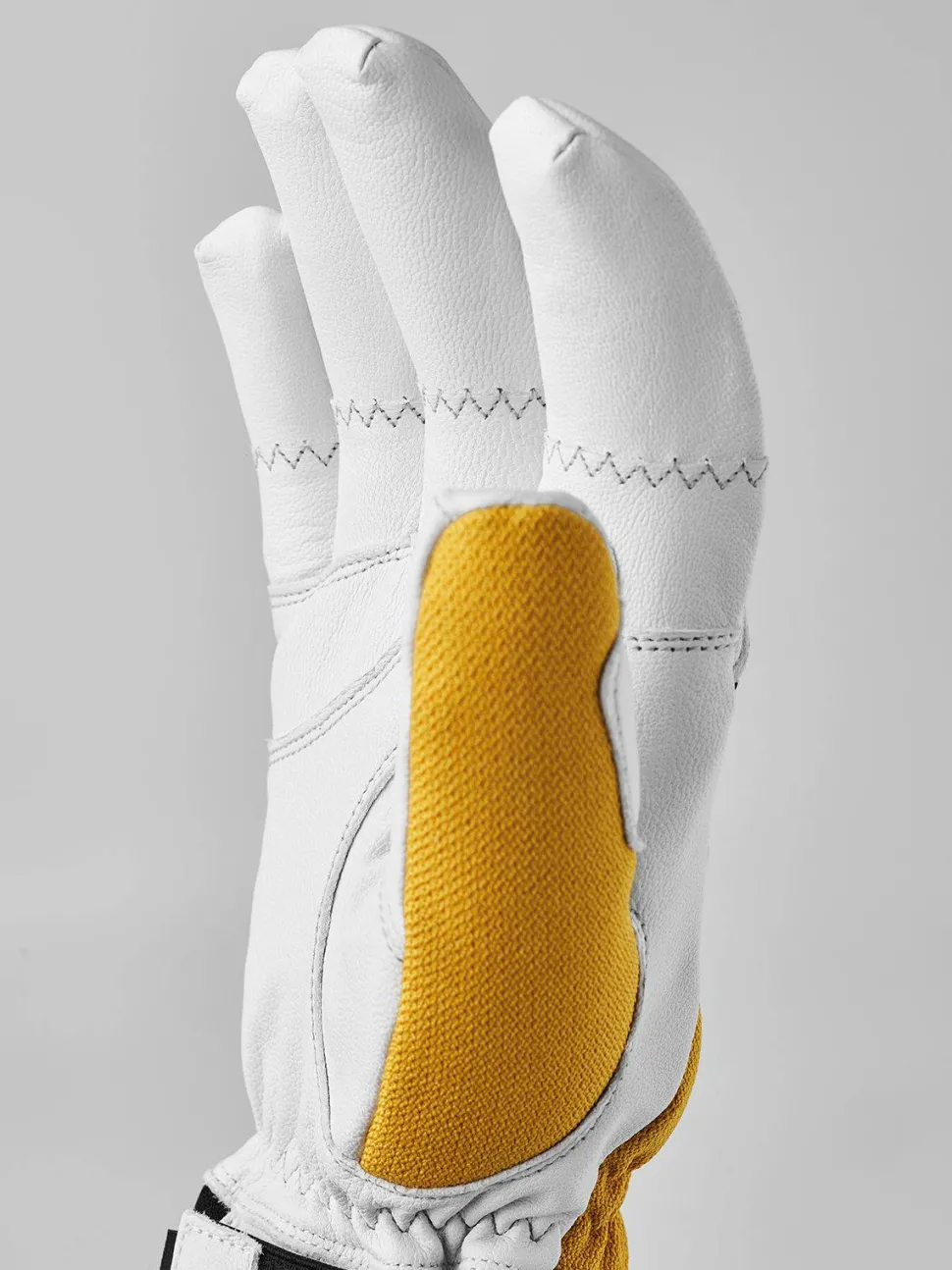 Hestra Couloir 5 Finger Mustard/Off White