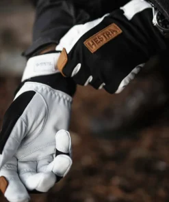 Hestra Ergo Grip Active Wool Terry - 5 Finger Black/Off White