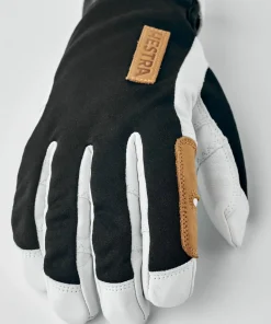 Hestra Ergo Grip Active Wool Terry - 5 Finger Black/Off White