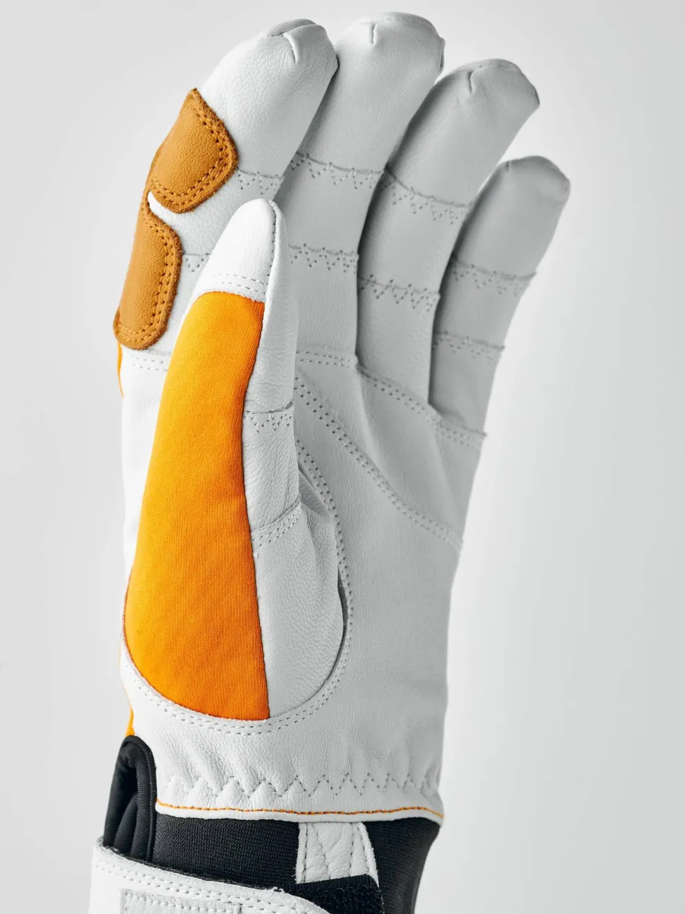 Hestra Ergo Grip Active Wool Terry - 5 Finger Orange/Off White