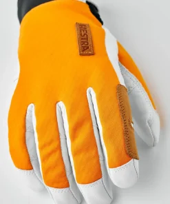 Hestra Ergo Grip Active Wool Terry - 5 Finger Orange/Off White