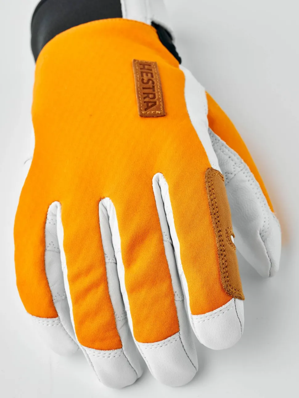 Hestra Ergo Grip Active Wool Terry - 5 Finger Orange/Off White