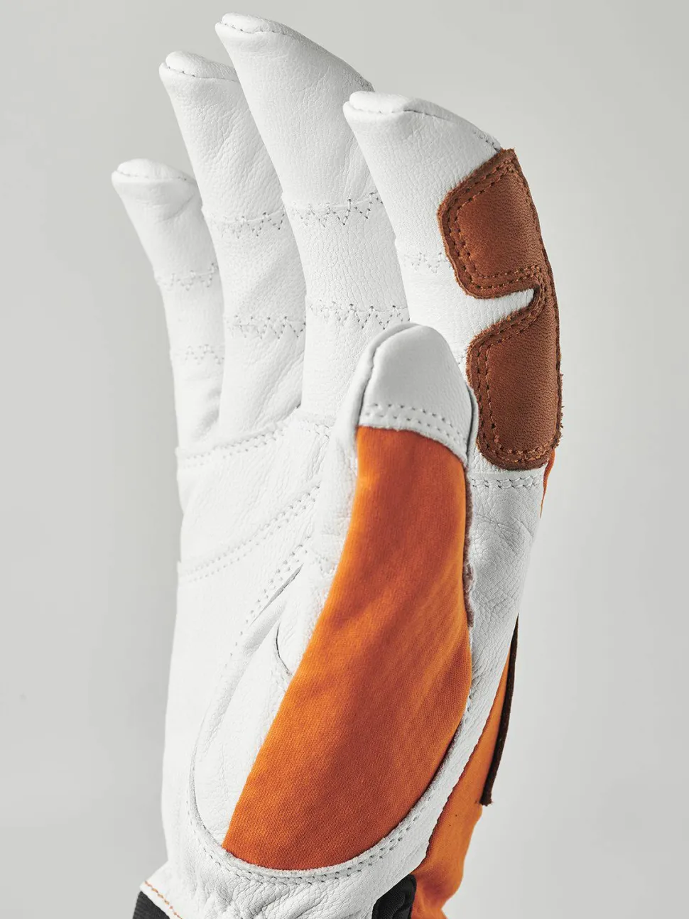 Hestra Ergo Grip Active Wool Terry - 5 Finger Orange/Off White