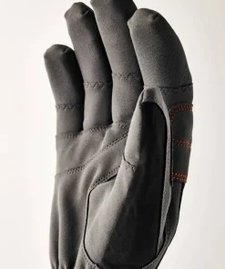 Hestra Ergo Grip Delta HDry - 5 Finger Black/Dark Grey