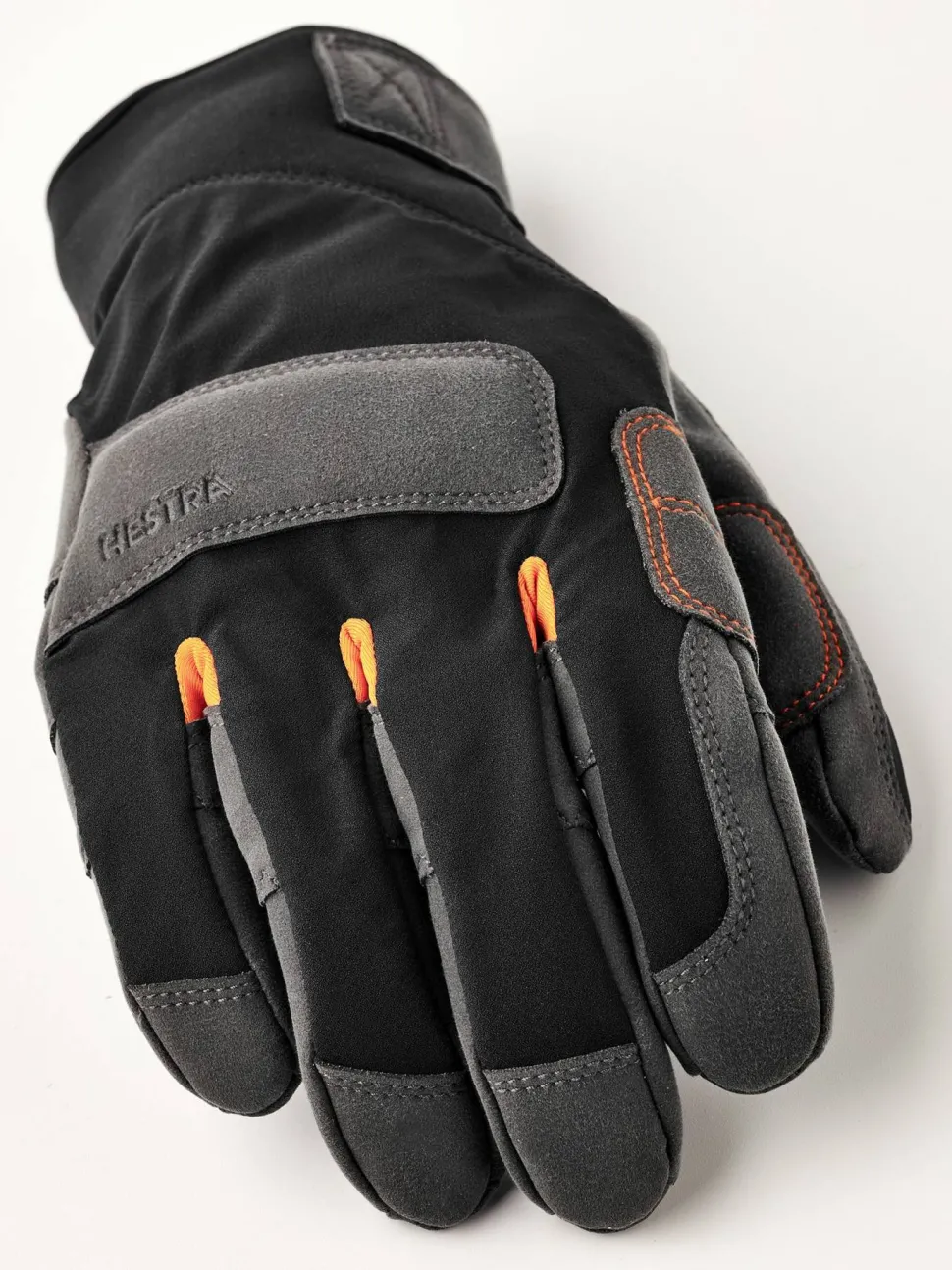 Hestra Ergo Grip Delta HDry - 5 Finger Black/Dark Grey