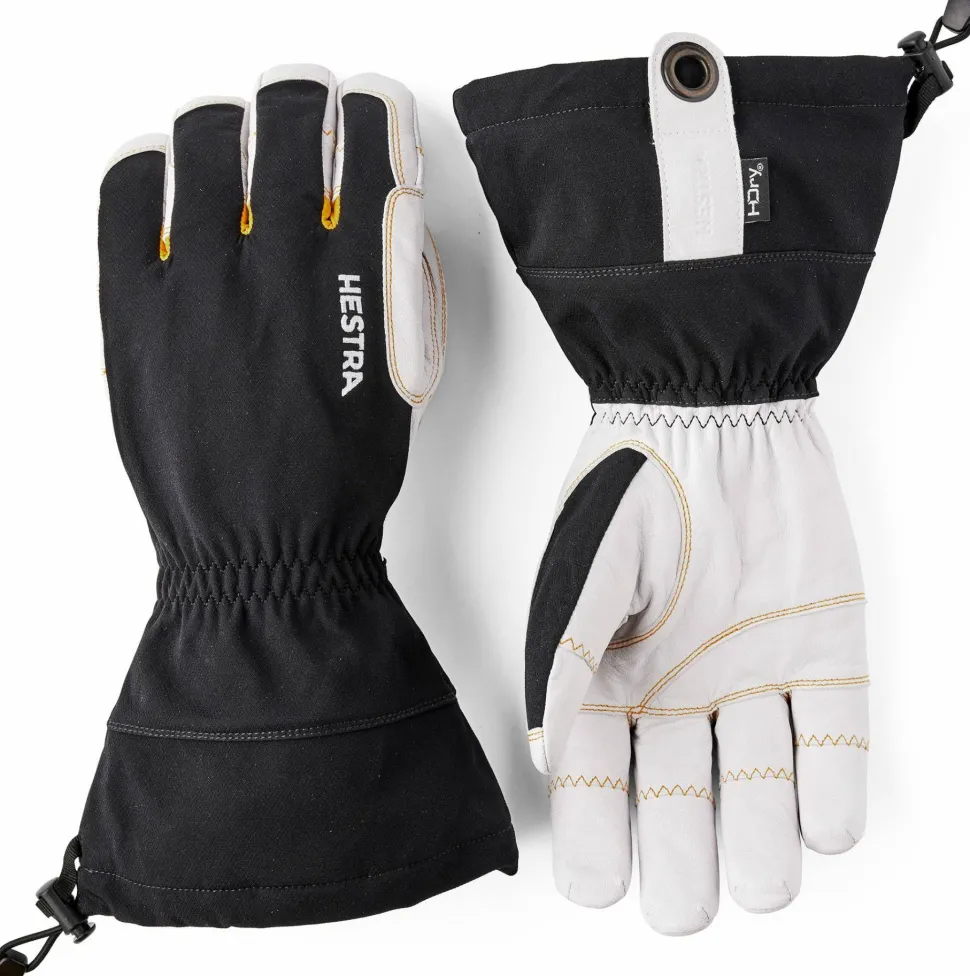 Hestra Ergo Grip HDry Descent 5-Finger Black/Offwhite