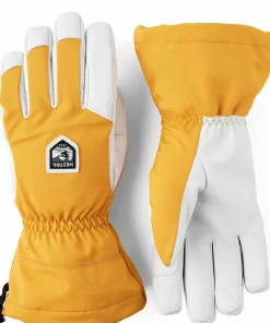 Hestra Flextron Motion 5-Finger Mustard/Offwhite