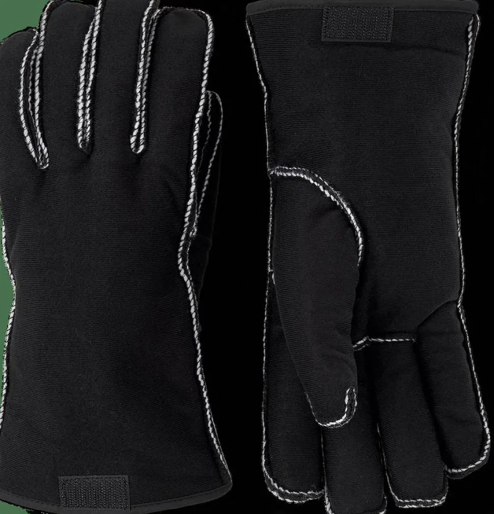 Hestra Gauntlet Fleece Liner 5-Finger Black