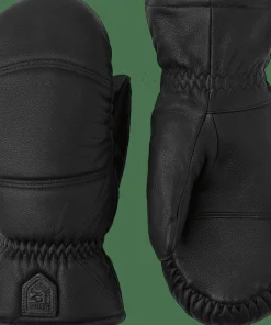 Hestra Leather Box Mitt Black