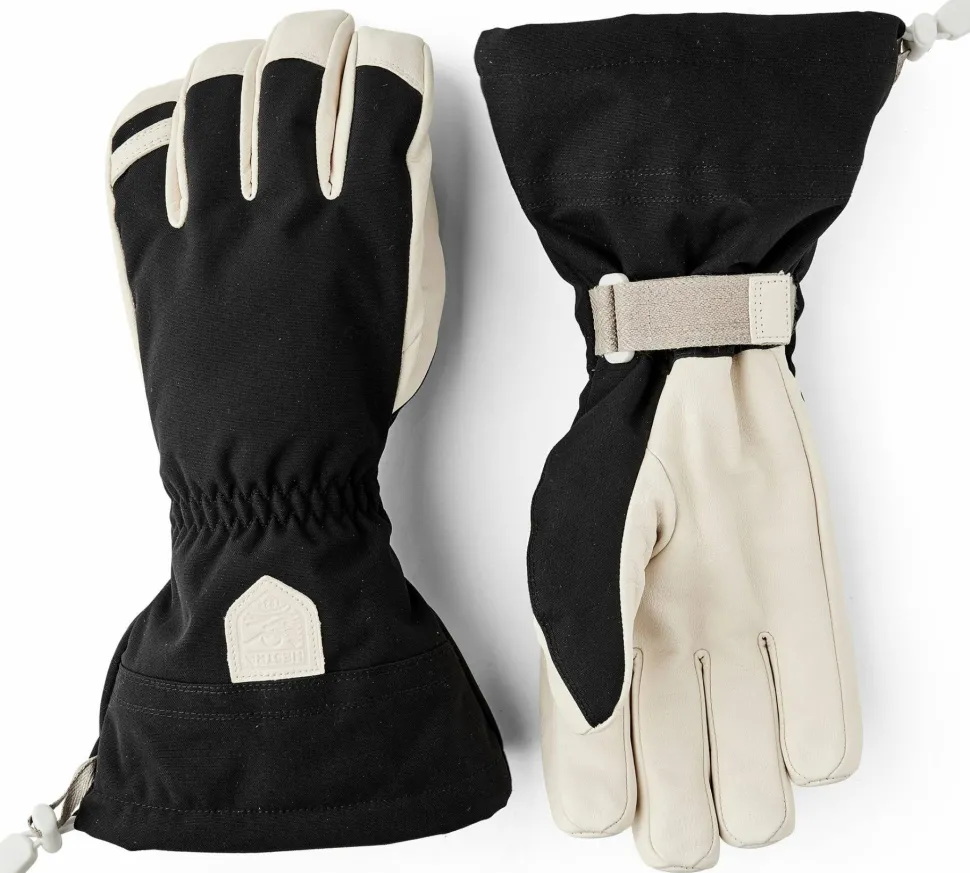 Hestra Mono Wool 5-Finger Black