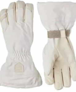 Hestra Mono Wool 5-Finger Offwhite