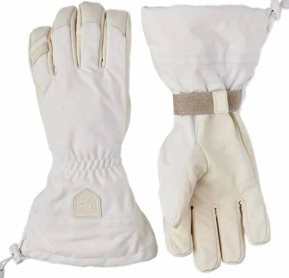Hestra Mono Wool 5-Finger Offwhite