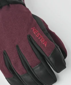 Hestra Powder Gauntlet 5-Finger Bordeaux