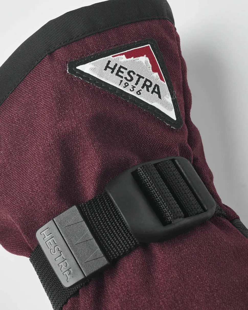 Hestra Powder Gauntlet 5-Finger Bordeaux