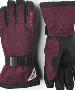 Hestra Powder Gauntlet 5-Finger Bordeaux