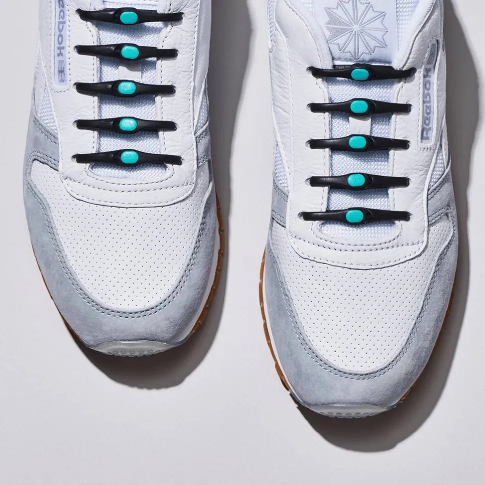 Hickies No Tie Laces 2.0 Black/mint